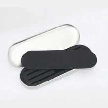 1Pc Portable Eyelash Extension Tweezers Storage Box With Double/Four Slots And Multi-Color Eyelash Tweezers Storage Case