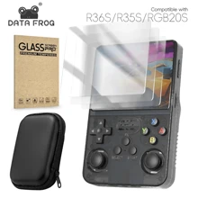 DATA FROG Protecteur d'écran en verre trempé pour accessoires de console de jeu portable rétro R35S RGB20S, marque DATA FROG R36S