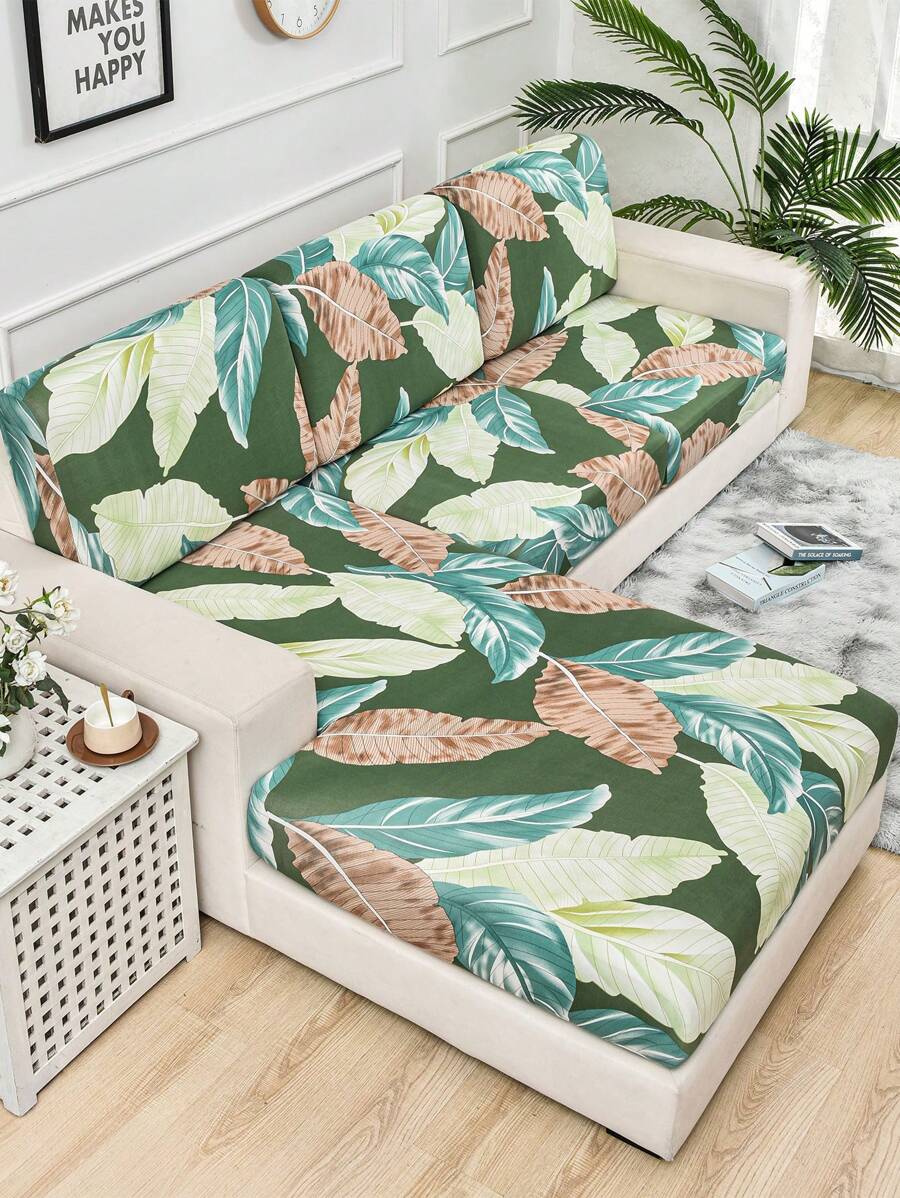 1PC Polyester Sofa Cushion Cover Geometric Stretch Living Room Sofa Cover Non-Slip Home Sofa Protective Cover