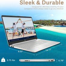 HP HP 15.6" HD Business Laptop, AMD Ryzen 3 5300U, Up To 16GB RAM, Up To 1TB PCIe SSD, AMD Radeon Graphics, Numeric Keypad, 720p HD Camera, Wi-Fi, Bluetooth, Win 11, Natural Silver, 32GB Hotface USB Card