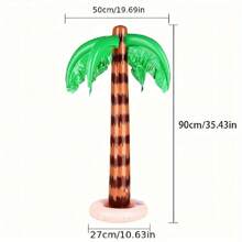 1pc Inflatable Coconut Tree, Summer Pool Party, Holiday Atmosphere Decoration, Celebration Event Prop, Stage Decoration Toy, Home Decor - Coconut Tree - View 4