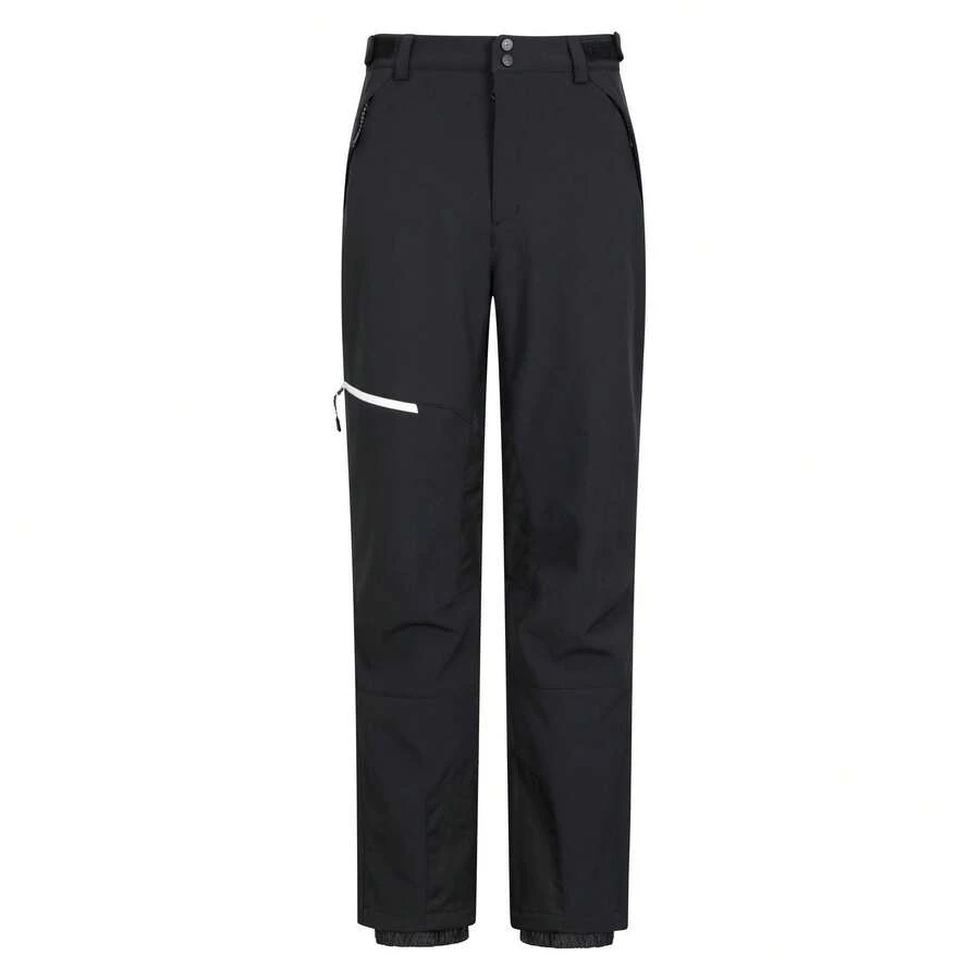 Mountain Warehouse Mens Axis Extreme Softshell Ski Trousers (Black) - Black - View 1