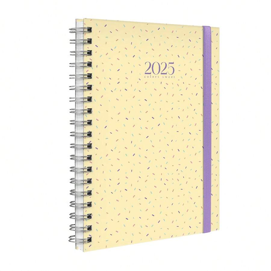 iscool Agenda Weekly Planner Plus 2025 Colors Sweet Confetti - 黃色 - 查看 1