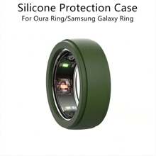 Universelle Silikonschutzhülle kompatibel mit Samsung Galaxy Ring und Oura Ring Gen3, wasserdicht, staubdicht, fingerabdruckfest, kratzfest, stoßfest 360° Rundum-Schutz Silikonhülle, weiches Silikonmaterial, modisch, mehrere Farboptionen, tolles Geschenk