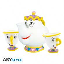 Disney Beauty And The Beast Mrs. Potts & Chip Ceramic Premium Teapot - White - View 5