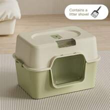 Super Large Fully Enclosed Litter Box, Anti-Splash, Odor Control Cat Litter Tray - Multicolor - View 13