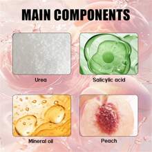 60% 尿素足部和手部润肤膏，保湿，持久保湿，缓解干燥、皲裂的皮肤，男女通用 - 桃色 - 查看 8