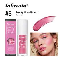 lakerain 1Piece Beauty Liquid Blush Velvet Matte Blusher Face Pigment Lasting Waterproof Natural Cream Cheek Tint Orange Peach 4ml - Nhiều màu - Xem 19