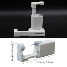 4 Packs Nose Piercing Kit With Built-In Nose Studs,Disposable Self Nose Piercing Gun,Simple And Convenient Operation, Ideal For Family Use - White - View 7