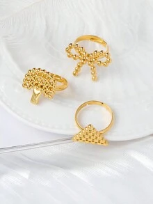 Mazuer 1 chiếc nhẫn thời trang hình con ốc sên vàng phong cách cổ điển, thiết kế độc đáo, phụ kiện tinh tế, thích hợp cho lễ tốt nghiệp, lễ tạ ơn, trở lại trường, quà tặng, tiệc tùng, đi làm, kỳ nghỉ - Vàng - Xem 1