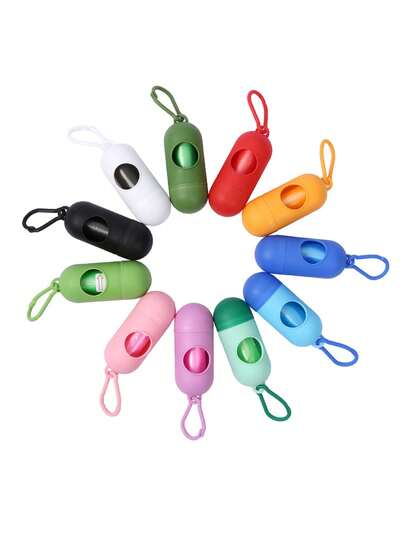 45 chiếc/3 cuộn túi đựng tã dùng một lần + 1 hộp đựng, tiện lợi cho xe đẩy em bé ngoài trời, ô tô, phòng khách, phòng tắm, vệ sinh phòng trẻ em,