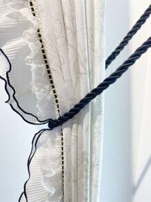 2pcs Woven Curtain Tie Backs, Window Curtain Tiebacks For Home Decor Gifts Birthday Graduation