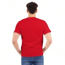Show Me You Kitties Funny Crude Pun Mens Graphic T Shirt Tees - Red - View 2