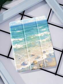 1 Ốp lưng bảo vệ máy tính bảng Seascape, chống rơi, có khe cắm bút chì, hỗ trợ chế độ ngủ/thức, tương thích với iPad 10.2", iPad (A16) 11", iPad thế hệ thứ 11 năm 2025, iPad thế hệ thứ 8/9/10, iPad Air 4 10.9", Galaxy Tab S6 Lite 10.4", / - Nhiều màu - Xem 2