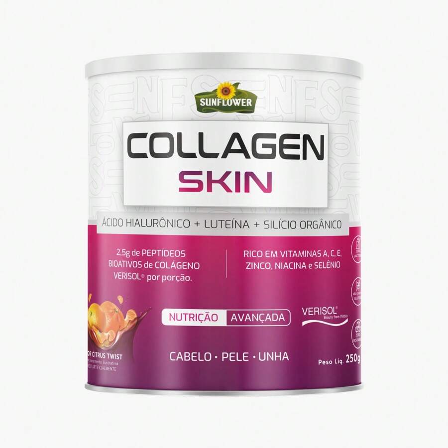 Verisol Collagen 250g Hydrolyzed With Hyaluronic Acid + Lutein + Organic Silicon - Collagen Skin Sunflower Flavor Citrus Twist 25 Doses - 其他 - 查看 1
