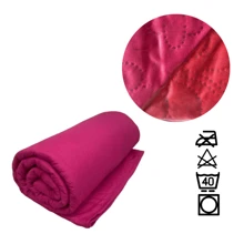 EDREDON LIGERO DOBLE VISTA KING SIZE CAPITONADO. - Rojo - Ver 1