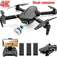 Drone  1080P HD Camera Foldable 6-Axis RC Quadcopter - Black - View 7