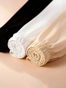 3 Pcs/1 Pc Women's Waist Slimming, Static-Resistant Half Slip Underskirt With Adjustable Elastic Waistband, Multi-Size & Color Options Summer, School Fall, Autumn, Halloween