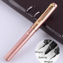 Colorful Multi-Color Orthopedic Holiday Gift School Student Steel Fountain Pen For Daily Business Office Writing Calligraphy Practice, Ink Absorbing/3.4mm Nib Dual Tip 0.5mm/0.38mm - Multicolor - View 22