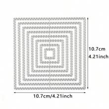 1pc Basic Shape Metal Carbon Steel Cutting Dies, DIY Embossing Die Cut Mold For Scrapbooking, Card Making, Album And Crafts Decor