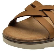Women Flat Sandals - Camel - View 3