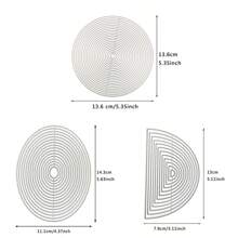 1pc Basic Shape Metal Carbon Steel Cutting Dies, DIY Embossing Die Cut Mold For Scrapbooking, Card Making, Album And Crafts Decor