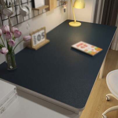 1 pieza Alfombrilla de escritorio de protección ocular para estudiantes, almohadilla de mesa de café de unicolor, almohadilla de escritorio de computadora a prueba de aceite, antideslizante