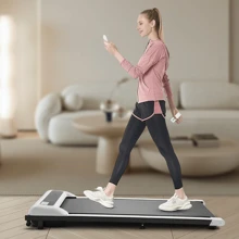 Electric Treadmill 600W Walking Pad Treadmill Desk,Motorized Treadmill With HD Display For Home Office - EU E Type Plug(220-240V) - View 3