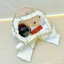 Elegant Wedding Bag Party Bag Dinner Bag Fancy Dress Chain Bag - màu đen - Xem 2