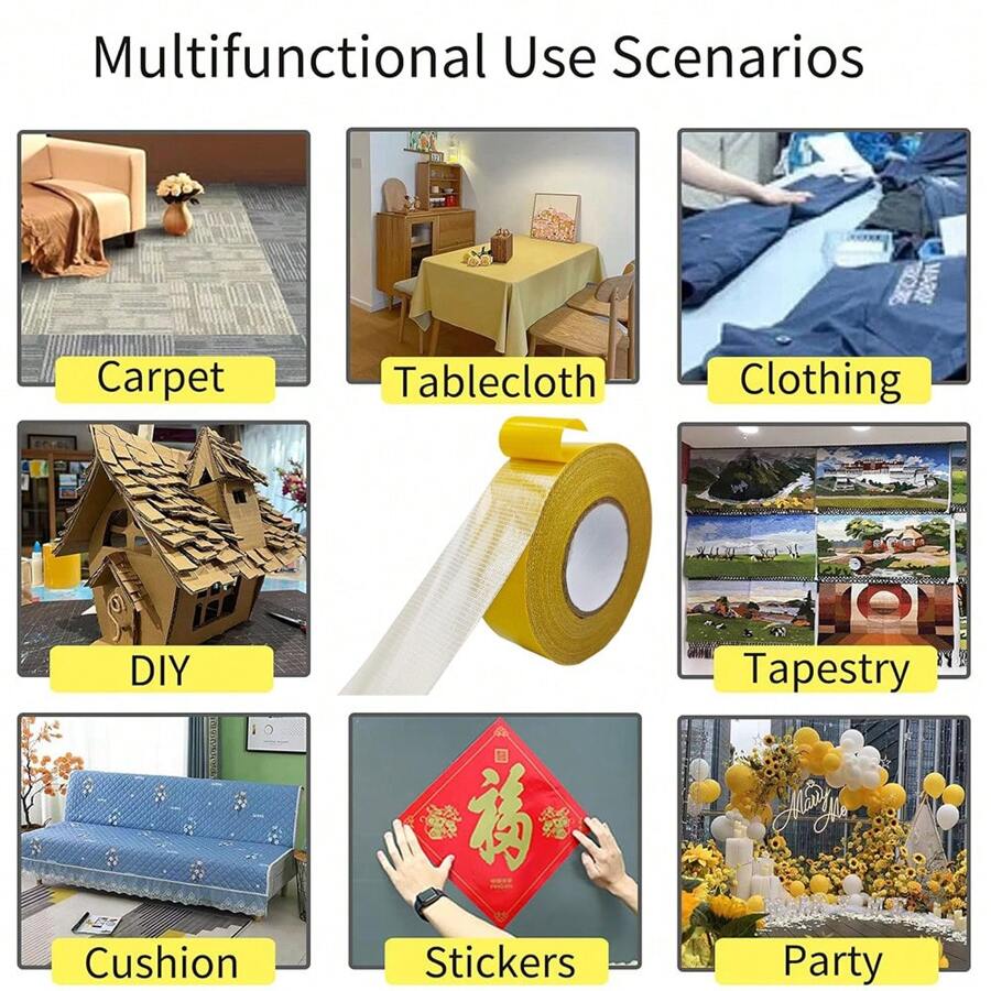 Carpet Tape Double Sided Rug Tape Grippers For Hardwood Floors And Area