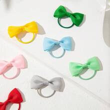 40 pièces Nœuds de cheveux multicolores de 2 pouces pour bébés filles. Mini accessoires de cheveux à rubans élastiques boutique pour enfants, tout-petits et bébés. Cadeau idéal pour la Saint-Valentin