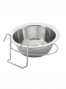Hanging Water Bowl For Dog Cage Stainless Steel Dog Bowl Dog Food Bowl Dog Crate Bowl With Hook Cat Water Bowl Hanging Pet Bowl For Dogs Cats Hanging Pet Bowls For Food And Water - Silver - View 11