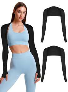 Mangas de enfriamiento tipo chal, fundas para brazos con protección solar con agujeros para el pulgar, manga tipo tatuaje para mujeres - Baloncesto, Golf, Fútbol Mangas de enfriamiento para deportes, Unisex - A - Ver 8