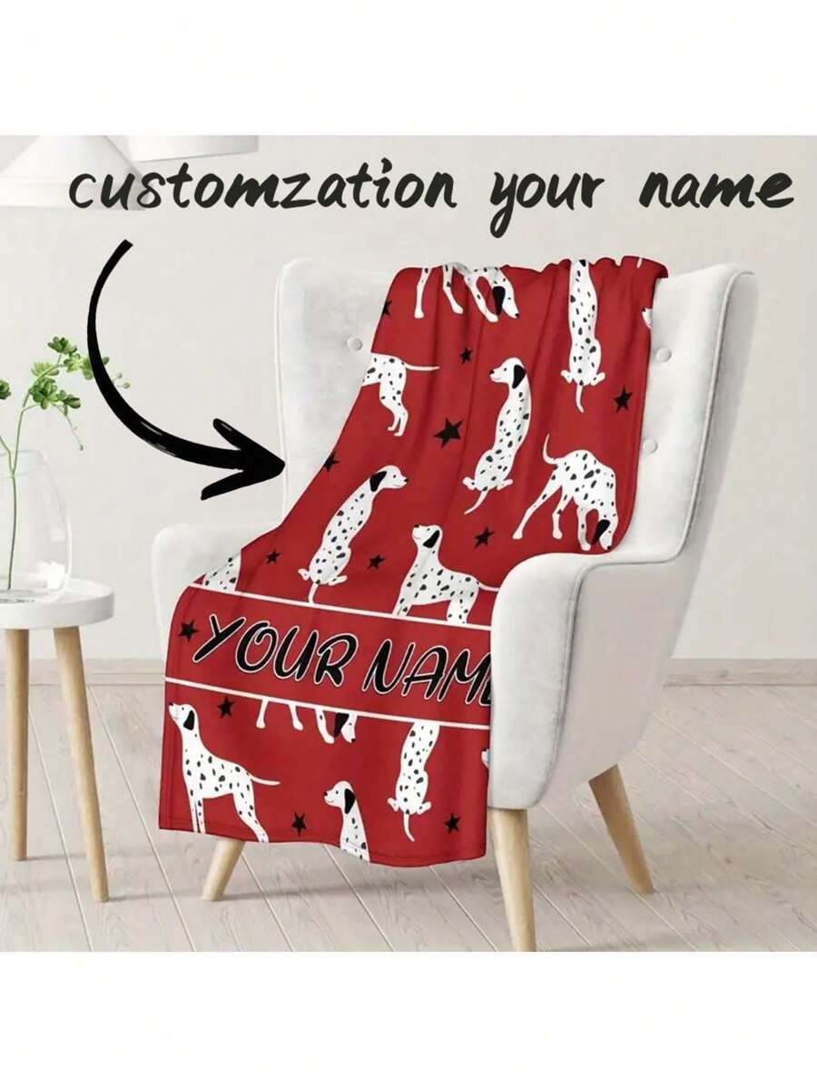 1 pieza Manta de franela personalizada, manta decorativa apta para sofá, sala de estar, dormitorio, decoración del hogar, extra gruesa y suave, para todas las temporadas, imagen de familia y amigos, regalo para amigos y familiares - Multicolor - Ver 1