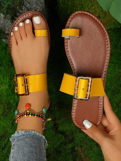 Women's Retro Leopard Print Flat Slippers