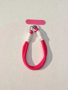 Dopamine Theme Adjustable Detachable Lanyard, Phone Holder, Key Chain, 2-In-1 Design, Unisex - Multicolor - View 9