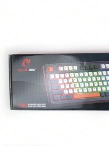 RAIKU Juego de teclado con cable de membrana con diseño Thunder Que T98, con retroiluminación tricolor de sensación mecánica para computadora de escritorio de oficina y juegos. Incluye conjunto de teclado con retroiluminación. - Juego de teclado y mouse con cable para juegos T98 - Ver 10