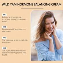 120g 蜂蜜味野山药滋养霜 紧致肌肤 平滑保湿 - 白色 - 查看 5