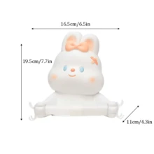 创意卡通熊猫卫生纸架毛巾架浴室壁挂式免钻孔纸巾盒 - 彩色 - 查看 5