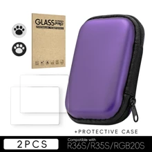 DATA FROG Protecteur d'écran en verre trempé pour accessoires de console de jeu portable rétro R35S RGB20S, marque DATA FROG R36S