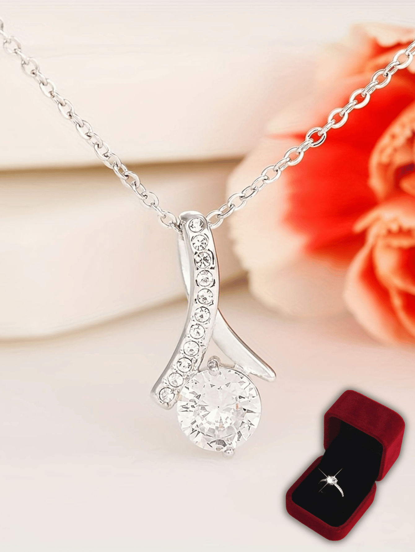 1 3ct Moissanite 925 Sterling Silver Necklace Elegant Minimalist Luxury Design Engagement Wedding Birthday Anniversary Gift For Her SHEIN