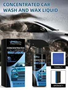 Car Wash Liquid Set Car Cleaning Car Paint Coating Tire Degreasing Retrofit Maintenance Cleaning Liquid - Black - View 8