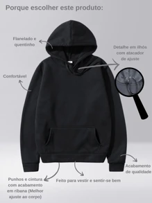 Women's Sweatshirt Kangaroo Flannel Cold Shirt TXC Pink Country - 黑色 - 查看 3