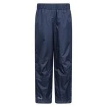 Mountain Warehouse Childrens/Kids Spray II Waterproof Over Trousers (Navy) - Navy Blue - View 1