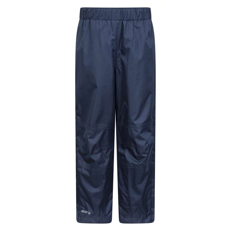 Mountain Warehouse Childrens/Kids Spray II Waterproof Over Trousers (Navy) - Navy Blue - View 1