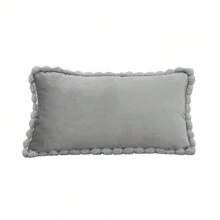 1 件仿兔毛装饰枕套，毛绒天鹅绒方形靠垫套，适用于沙发、客厅装饰（无枕芯） - 彩色 - 查看 35