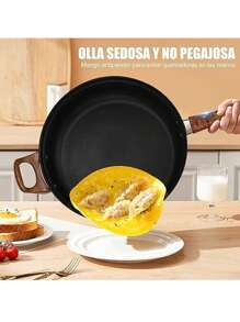 Sartenes para utensilios de cocina Juego de 6 piezas de sartén de acero inoxidable - Plateado - Ver 5