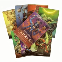 Cartas del Oráculo de Kali, baraja de adivinación, edición en inglés de visión, juego de mesa de tarot para fiestas, juegos de fiesta para adultos apropiados para Halloween/Navidad/Acción de Gracias - Multicolor - Ver 1
