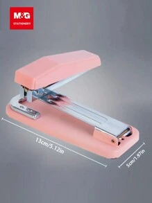 1 Peça Máquina de Encadernação Multifuncional Giratória 360° M&G, Tamanho Grande, Preto/Rosa/Verde/Azul, Grampeador de Escritório, Costura, Volta às aulas, Materiais Escolares