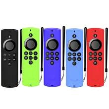 1pc Silicone Protective Case For  Alexa Voice Remote Lite / Fire TV Stick Lite 2020, Wavy Design, Soft Silicone Full Coverage, Comfortable Grip (Case Only) - Multicolor - View 11
